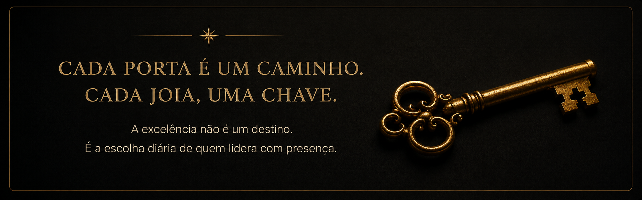 Cada porta é um caminho. Cada joia, uma chave.